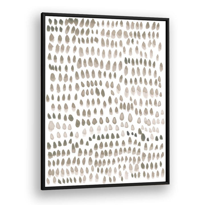 PAINTED DOTS LIGHT BROWN , ABSTRACT PAINTINGS