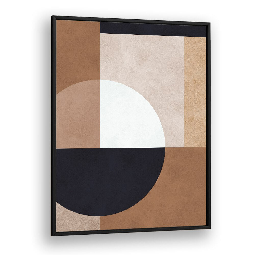 BROWN GEOMETRY I , ABSTRACT PAINTINGS , ABSTRACT ART PRINTS