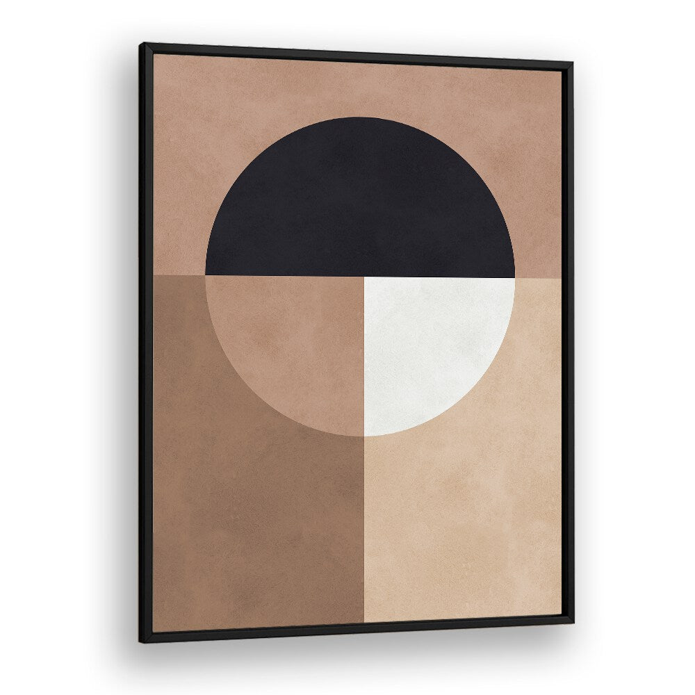 BROWN GEOMETRY VII , ABSTRACT PAINTINGS , ABSTRACT ART PRINTS