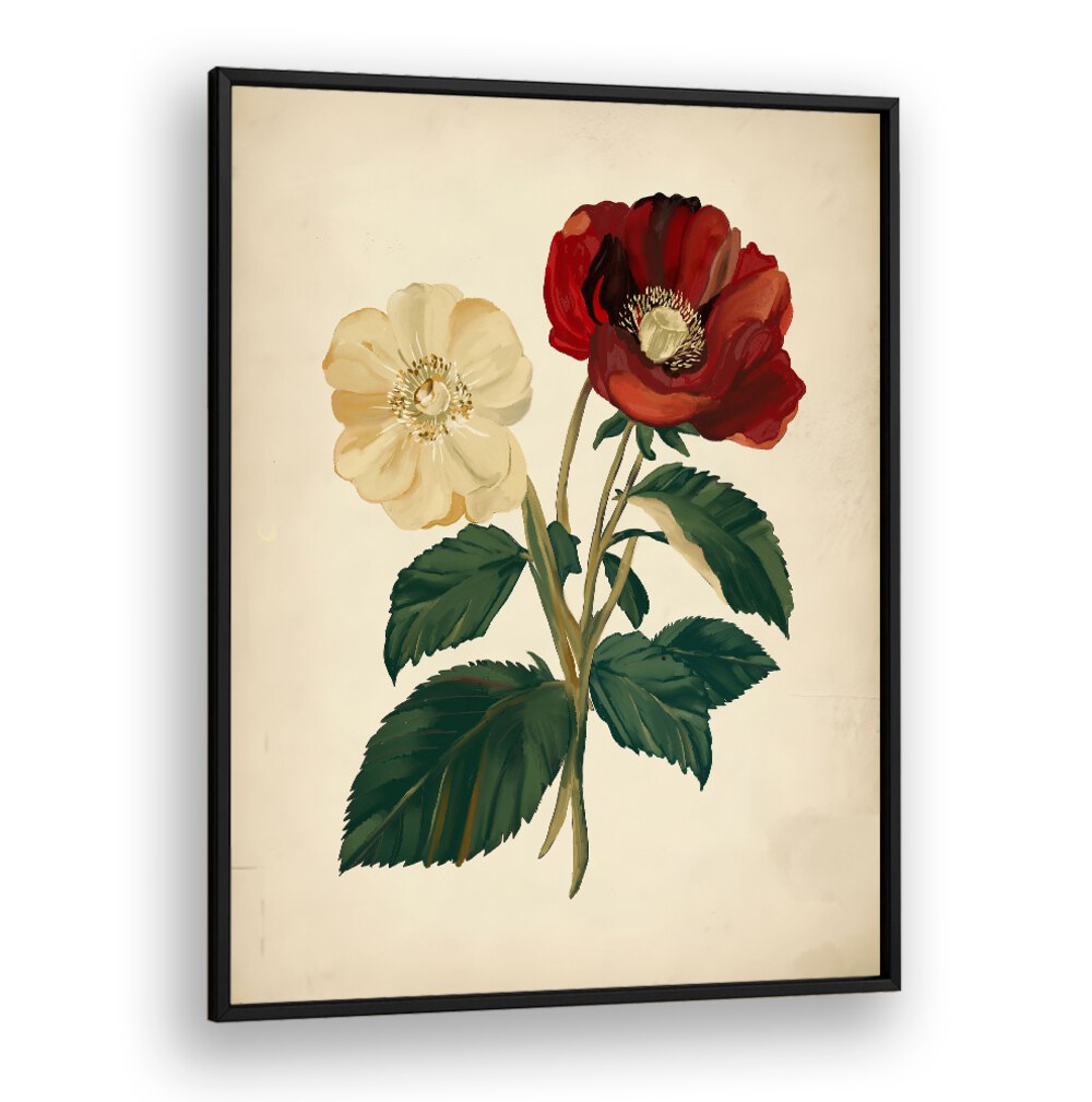 Elegant 18TH CENTURY BOTANICAL, FLORAL FLOWER PAINTINGS showcasing delicate flowers, perfect for home decor enthusiasts.