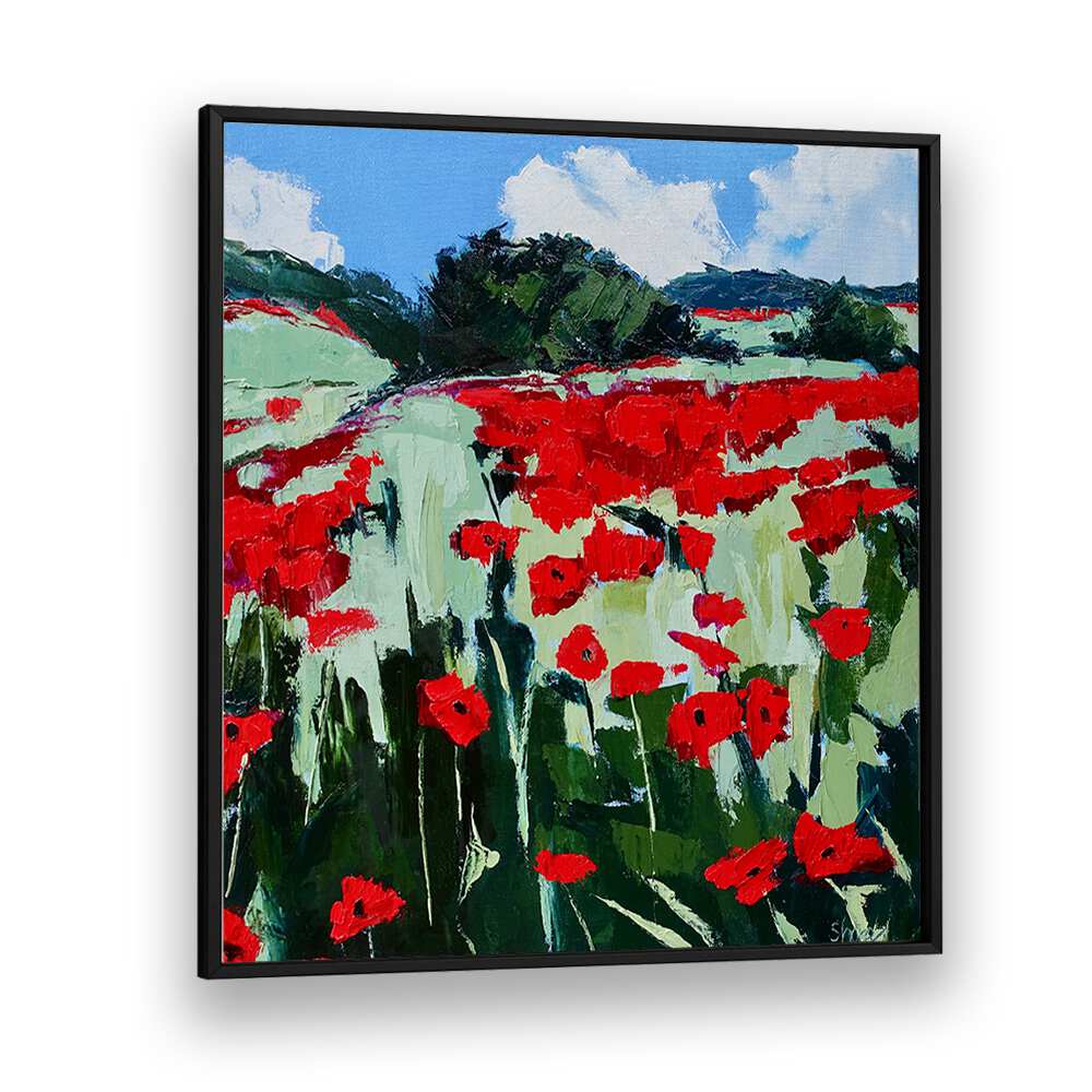 POPPIES , LANDSCAPE PAINTINGS