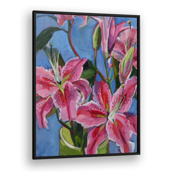 LILIES , FLORAL FLOWER PAINTINGS