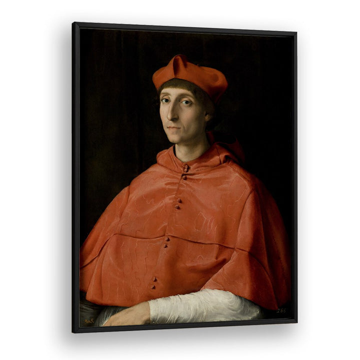 PORTRAIT OF A CARDINAL (1510–1511) BY RAPHAEL RAFFAELLO , VINTAGE PAINTINGS