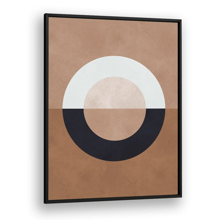 BROWN GEOMETRY VIII , ABSTRACT PAINTINGS , ABSTRACT ART PRINTS