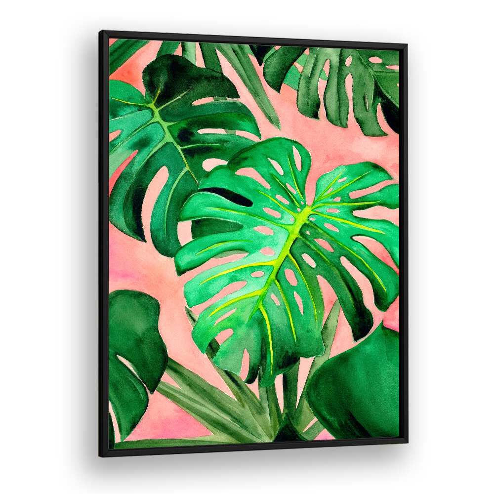 MONSTERA LARGE , FLORAL FLOWER PAINTINGS