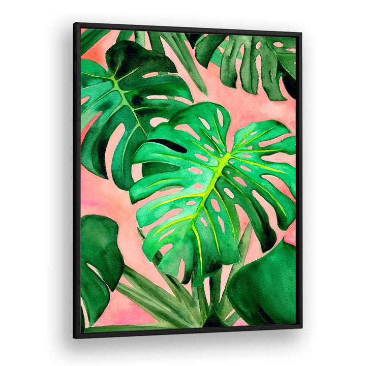 MONSTERA LARGE , FLORAL FLOWER PAINTINGS