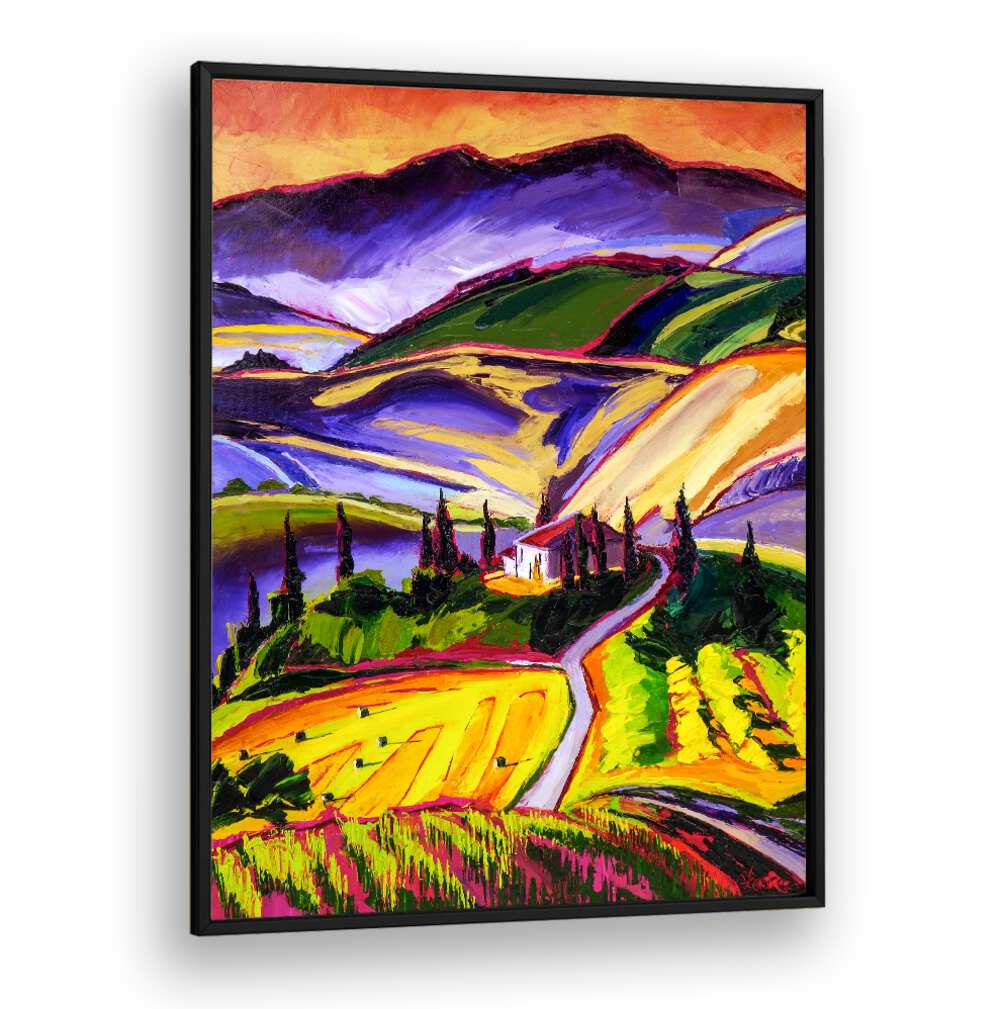 TUSCAN VINEYARD , LANDSCAPE PAINTINGS