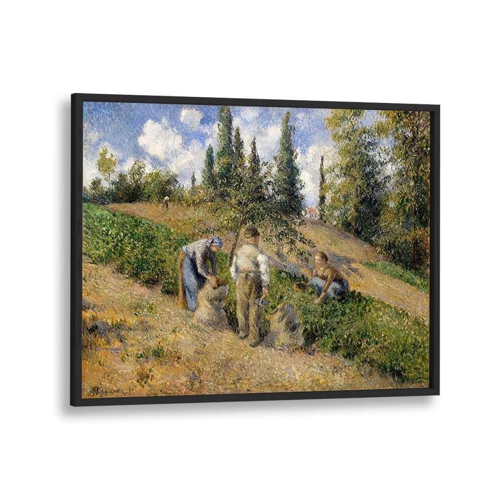 THE HARVEST, PONTOISE (1881) , VINTAGE PAINTINGS