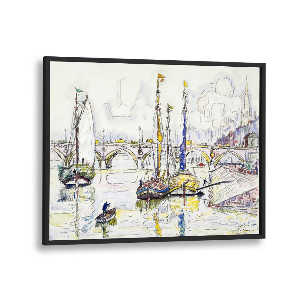 THE PORT OF BORDEAUX (1930) , VINTAGE PAINTINGS