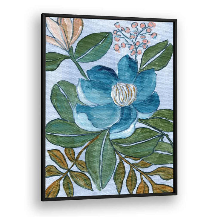 BLUE BLOSSOM , FLORAL FLOWER PAINTINGS