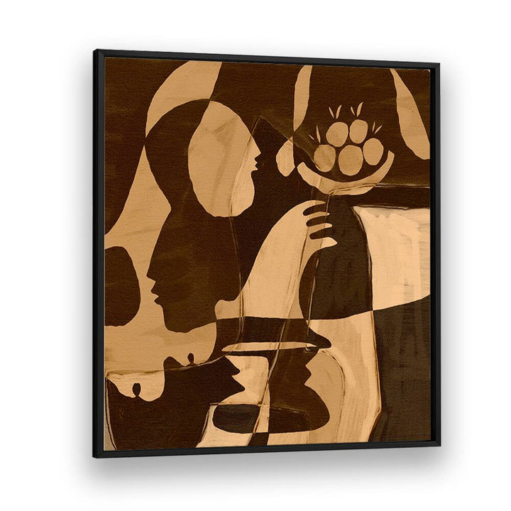 Elegant ESSENCE II, ABSTRACT PAINTINGS showcase an abstract design, perfect for enhancing your home ambiance.