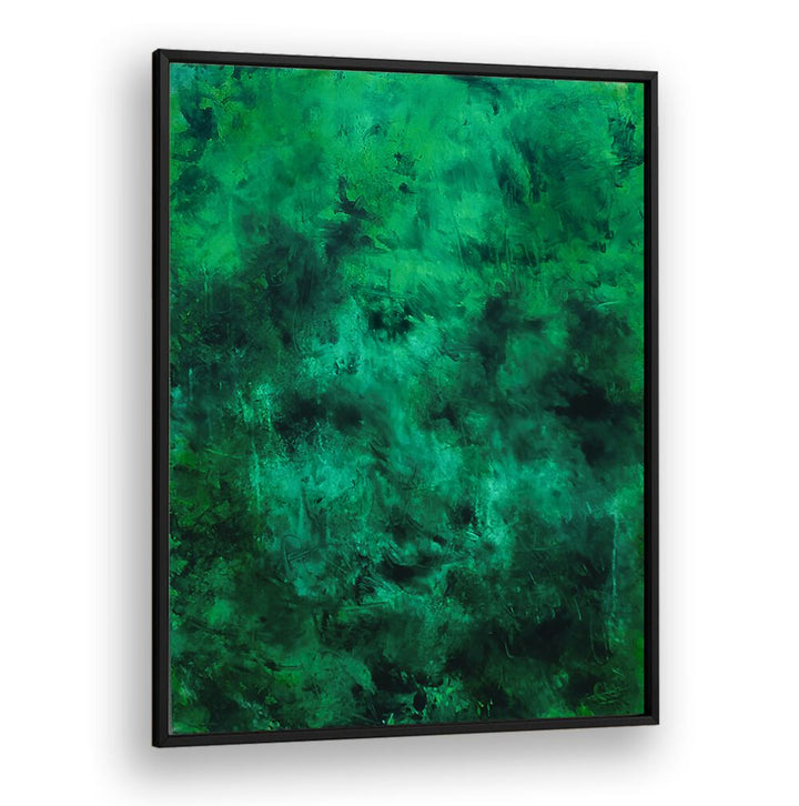 Vibrant green hues create a captivating visual experience with A TASTY , ABSTRACT PAINTINGS, perfect for modern decor.