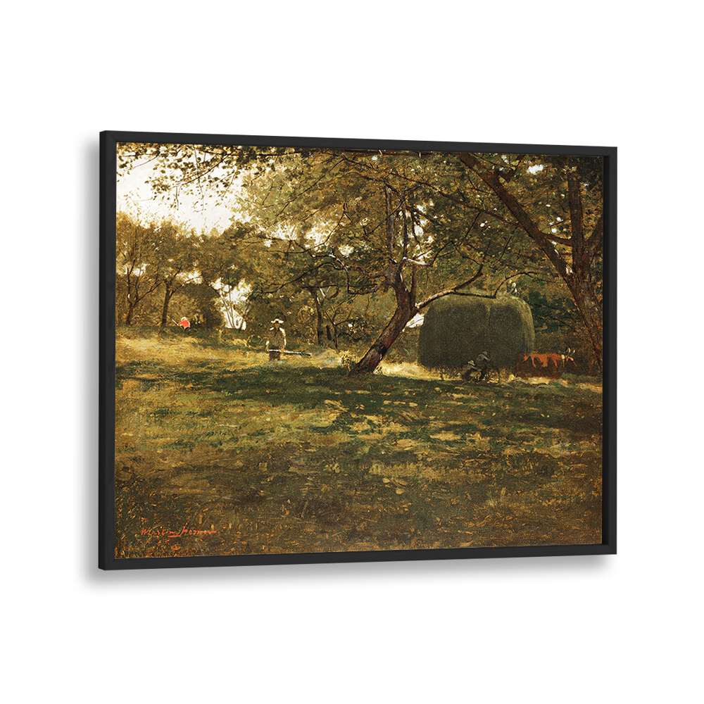 HARVEST SCENE (CA. 1873), VINTAGE PAINTINGS