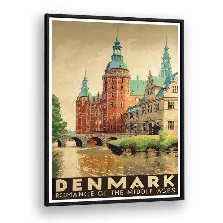 DENMARK I, VINTAGE TRAVEL POSTERS showcasing a stunning architectural scene, perfect for enhancing your decor.