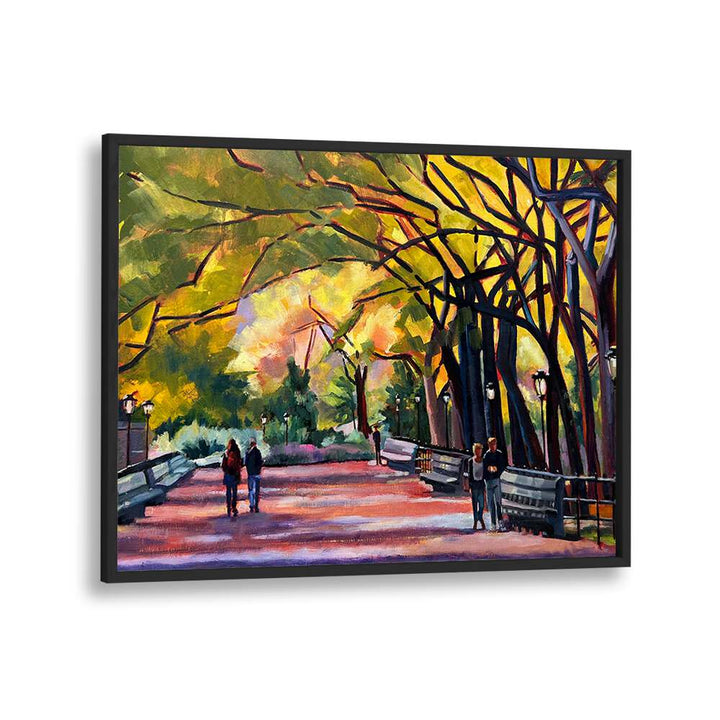 MALL AT CENTRAL PARK , LANDSCAPE PAINTINGS