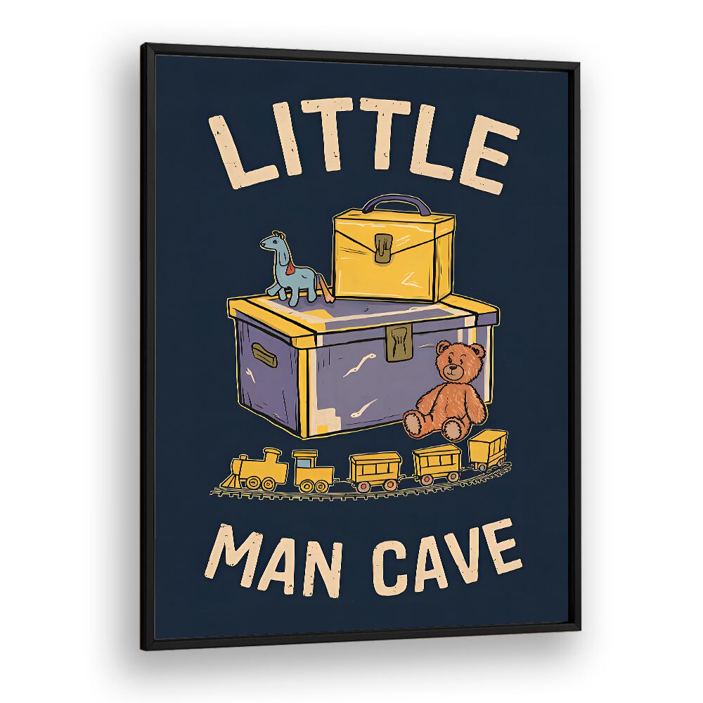 LITTLE MAN CAVE BY ANDREAS MAGNUSSON, KIDS ROOM PAINTINGS , KIDS ROOM WALL ART