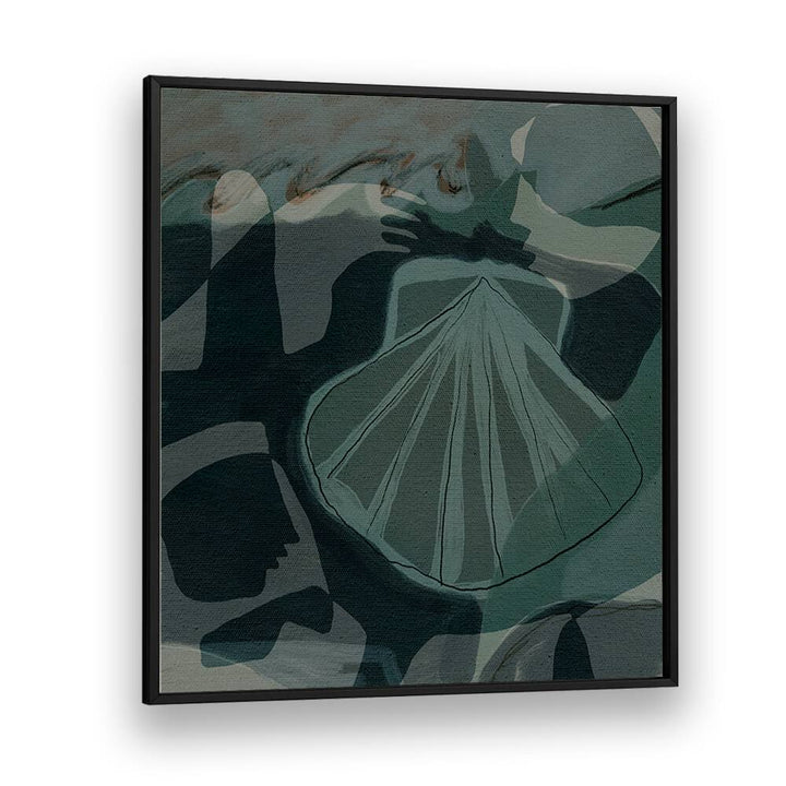 AWAKENING IV, BEACH PAINTINGS showcases an abstract design inspired by ocean elements and soothing colors.