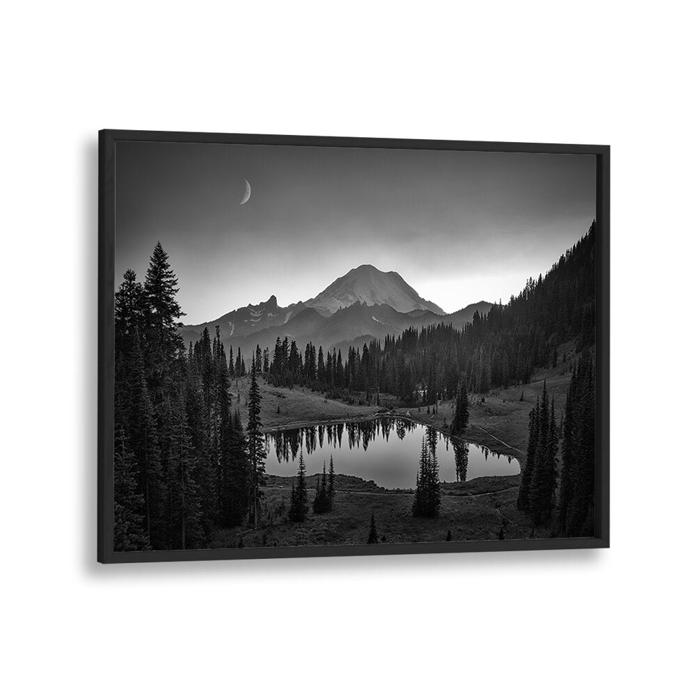 Stunning MT. RAINIER, PHOTOGRAPHY PRINTS capture serene landscapes reflected in tranquil waters. Perfect for nature lovers.
