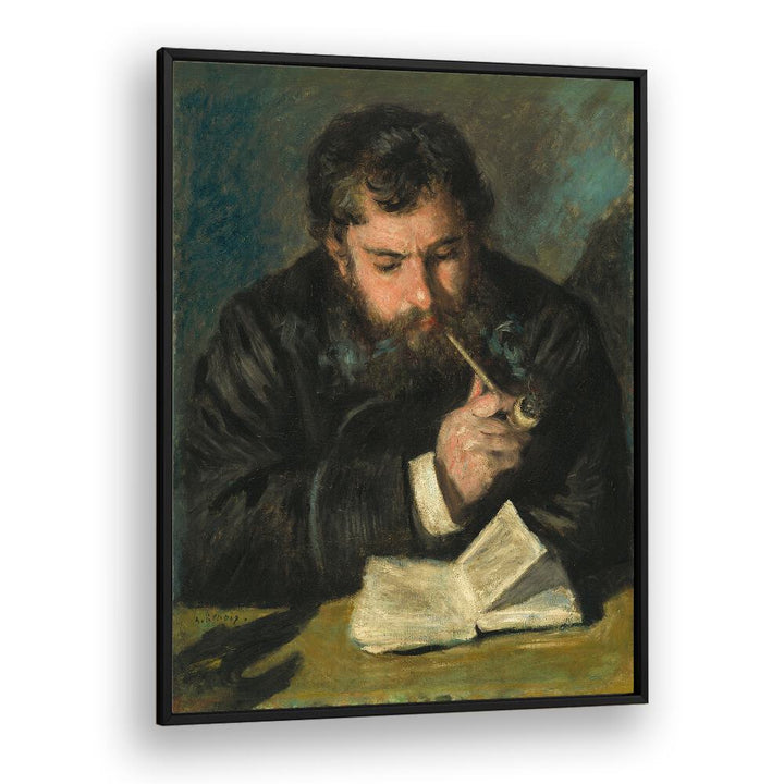 CLAUDE MONET (1872) BY PIERRE-AUGUSTE RENOIR , VINTAGE PAINTINGS