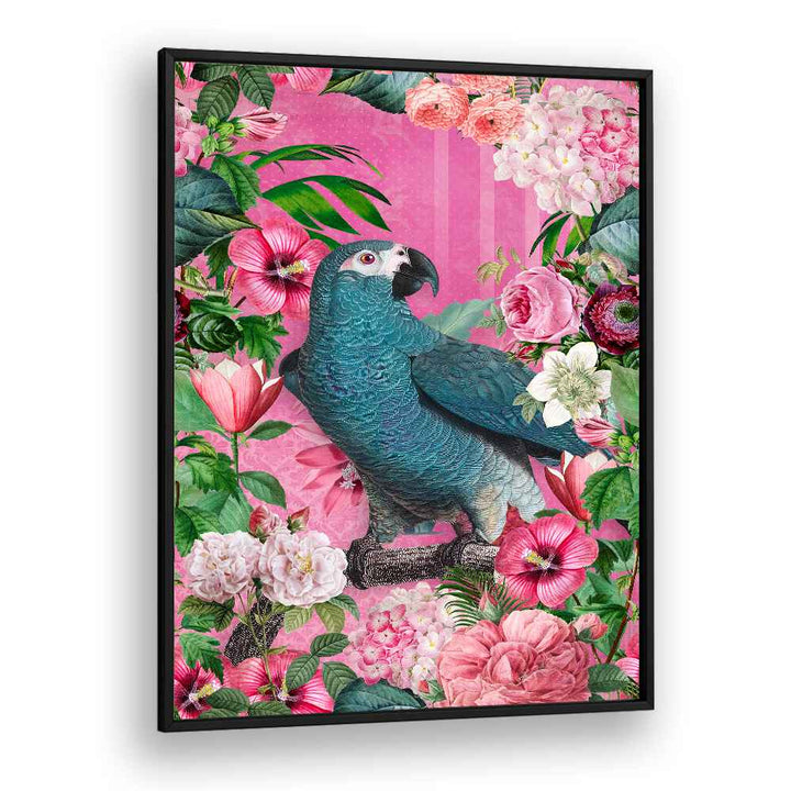 PARROTS PARADISE II , ANIMAL PAINTINGS