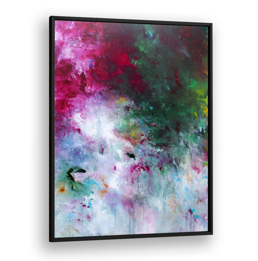 Vibrant colors and dynamic strokes in ABSTRACT DESIGN XVII, a captivating piece of ABSTRACT PAINTINGS for your space.