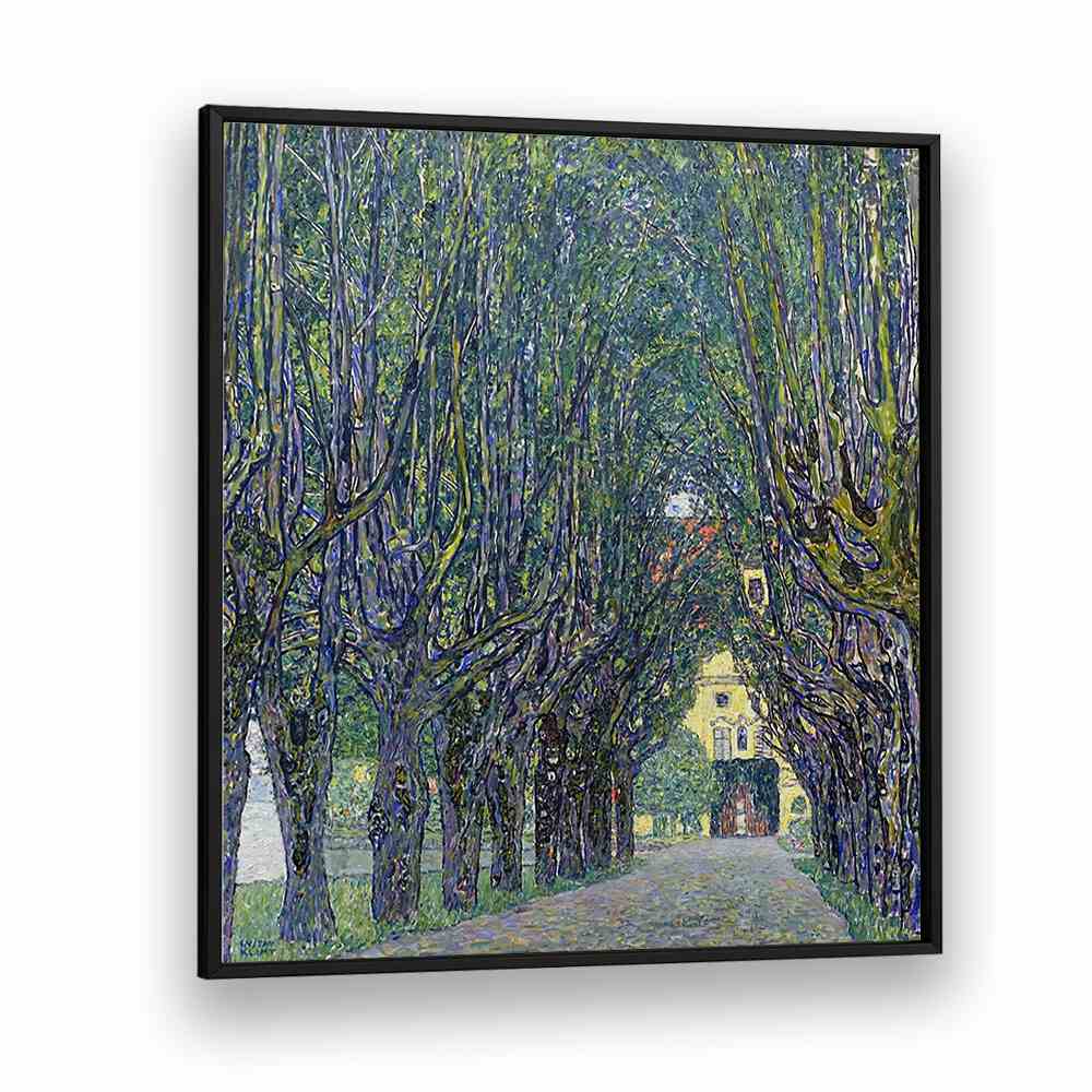 ALLEE AT SCHLOSS KAMMER (1910) , VINTAGE PAINTINGS