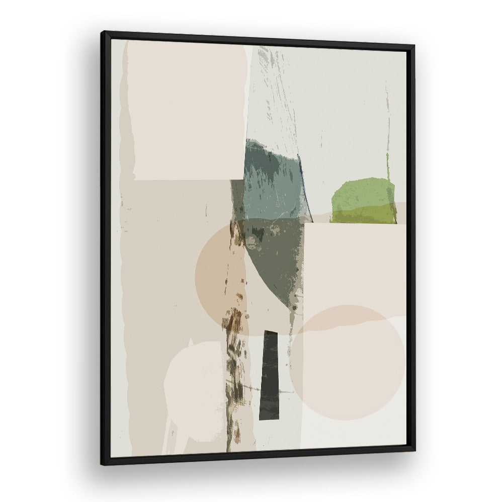 Stunning ABSTRACT NEUTRAL , ABSTRACT PAINTINGS in soothing beige and green, perfect for transforming your living space.
