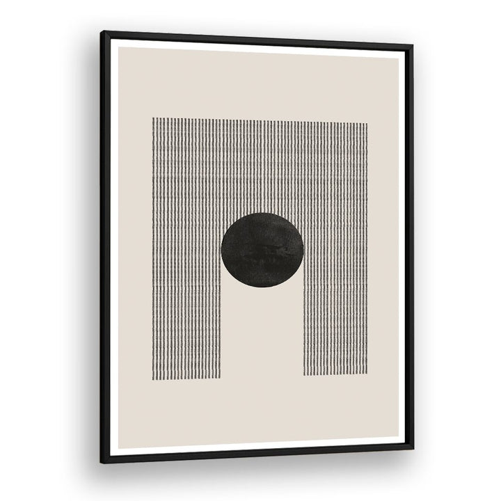 BLACK GEOMETRIC SHAPES BY THE MIUUS STUDIO , ABSTRACT PAINTINGS, ABSTRACT ART PRINTS