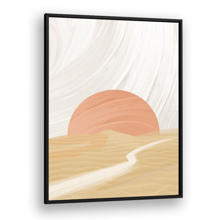 Elegant SARAH, LANDSCAPE PAINTINGS featuring a serene sunset scene, perfect for enhancing any sophisticated space.