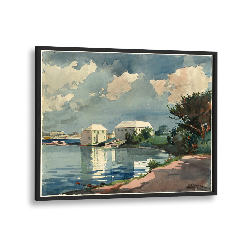 SALT KETTLE, BERMUDA (1899),  VINTAGE PAINTINGS