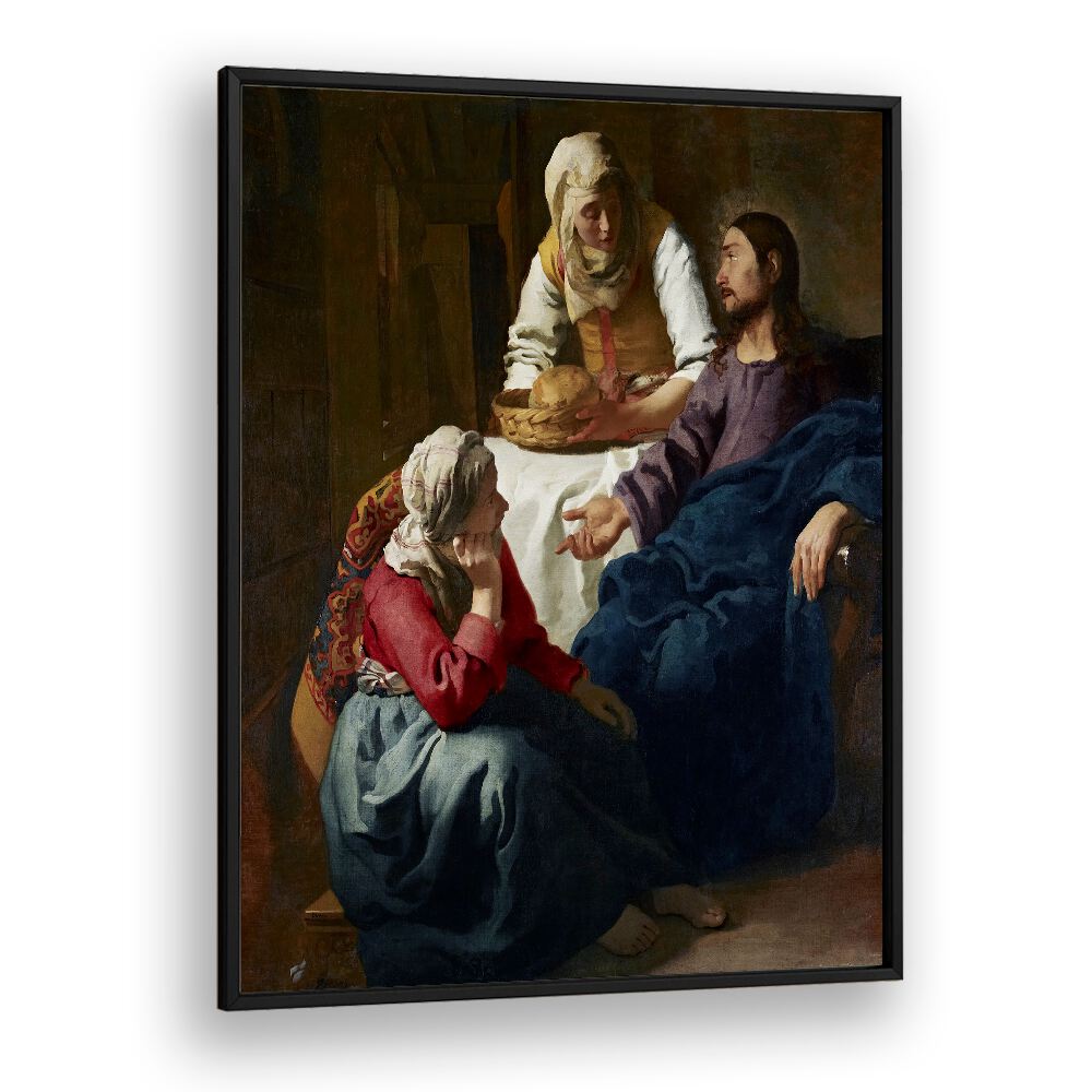 CHRIST IN THE HOUSE OF MARTHA AND MARY (CA. 1654–1656) BY JOHANNES VERMEER, VINTAGE PAINTINGS