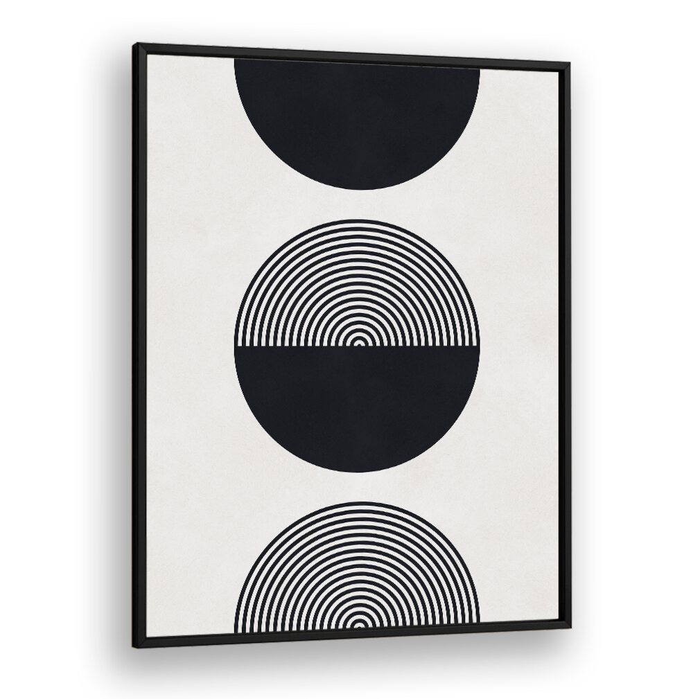 Elegant SHAPES XI, GEOMETRIC ART PRINTS featuring bold lines and circles, perfect for modern decor.