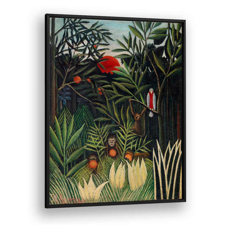 MONKEYS AND PARROT  (1905–1906) , VINTAGE PAINTINGS