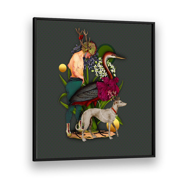 Whimsical scene from ENCHANTED FOREST VIII, ANIMAL PAINTINGS, featuring vibrant animals and enchanting details.