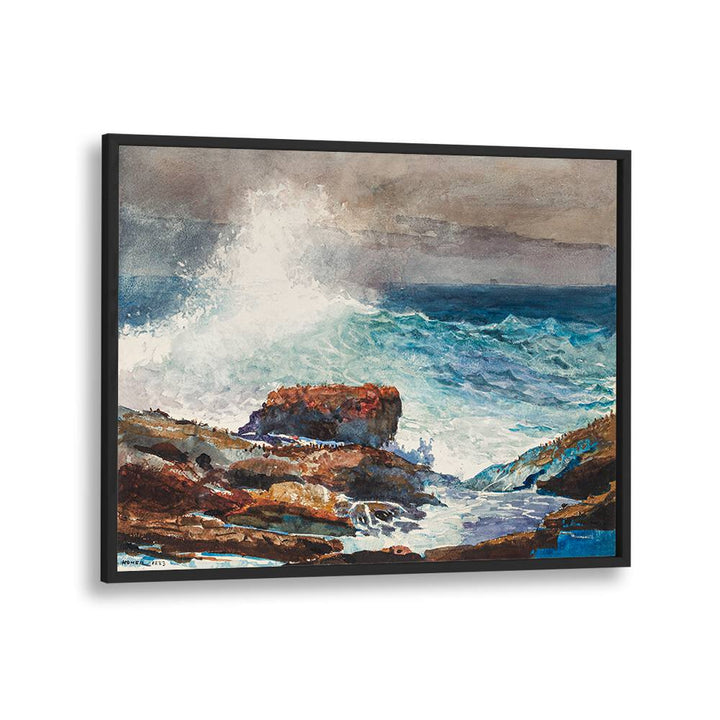 INCOMING TIDE, SCARBORO, MAINE (1883) , VINTAGE PAINTINGS