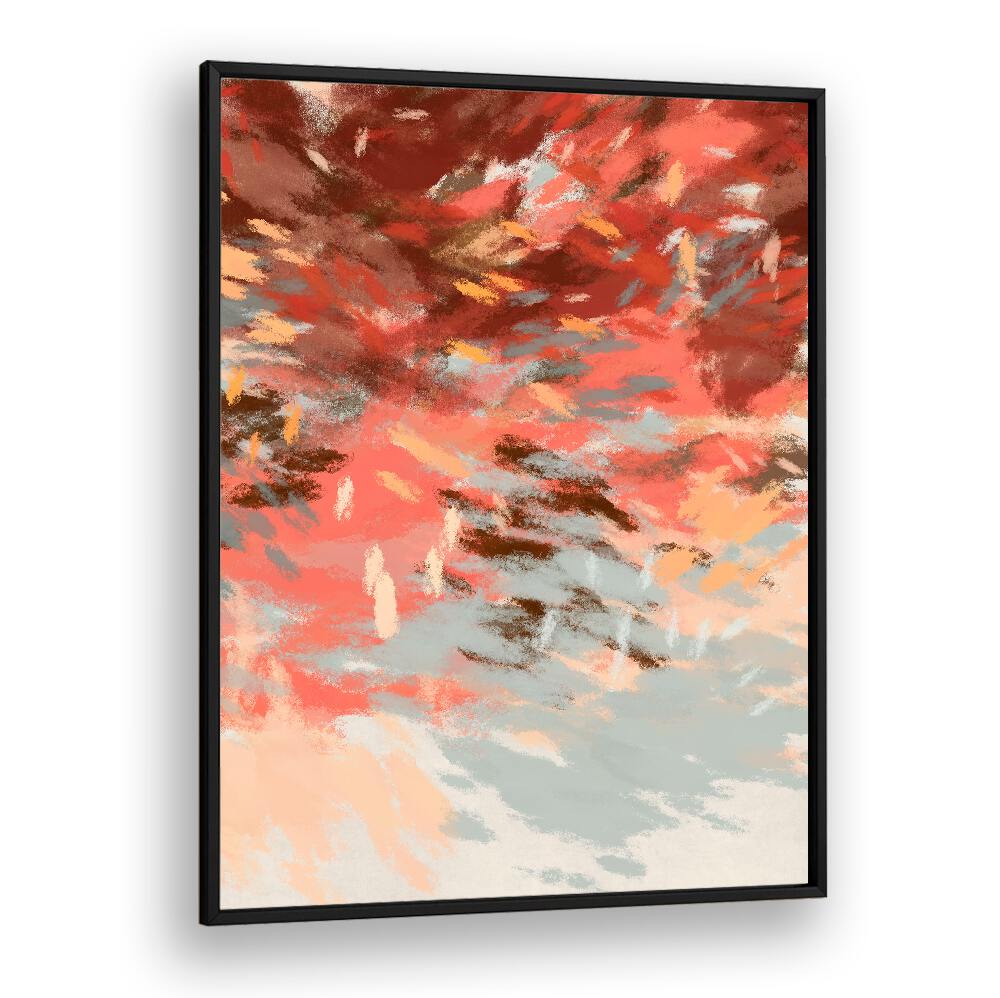 Vibrant hues blend in AUTUMN SHADOWS III, ABSTRACT PAINTINGS, capturing the essence of fall's beauty perfectly.