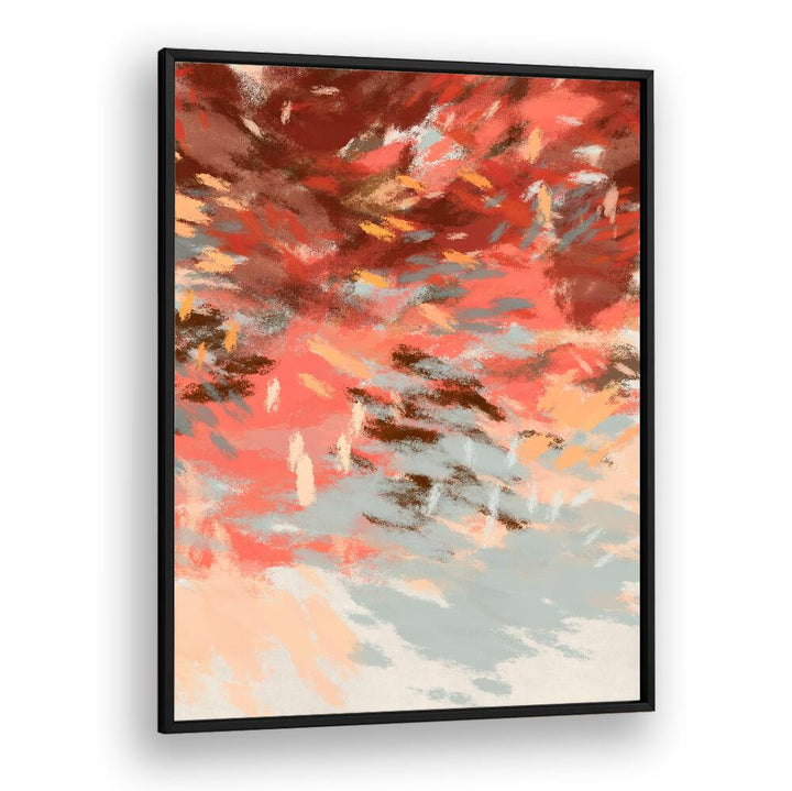 Vibrant hues blend in AUTUMN SHADOWS III, ABSTRACT PAINTINGS, capturing the essence of fall's beauty perfectly.