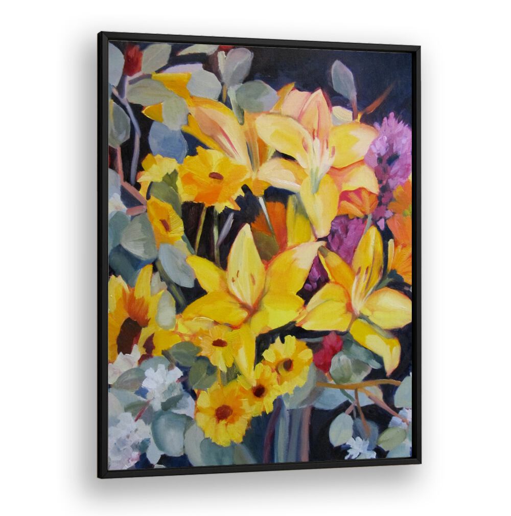 BOUQUET , FLORAL FLOWER PAINTINGS