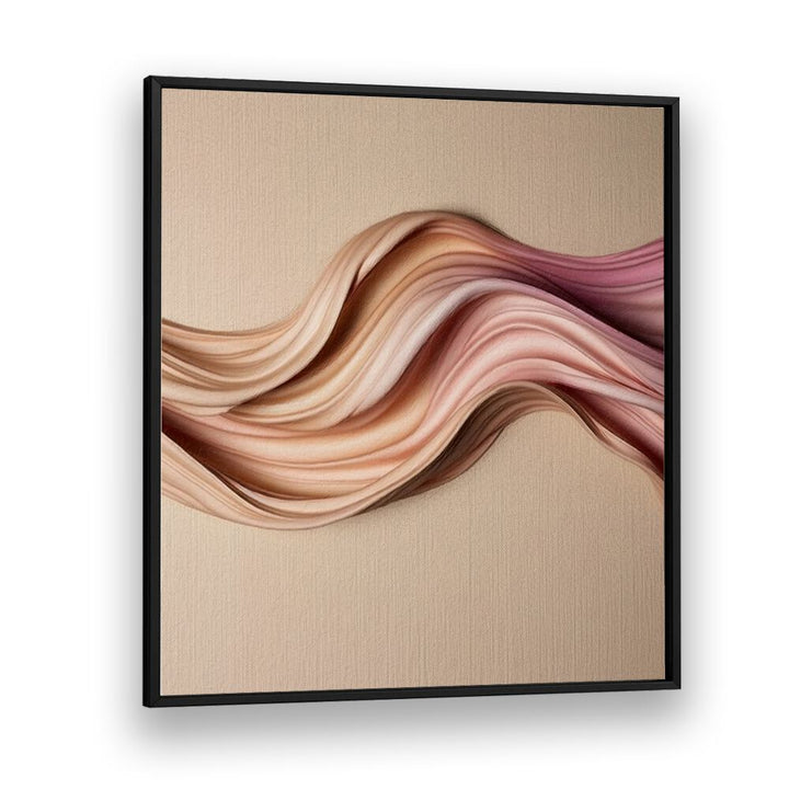 MOOV - DIPTYCH A, ABSTRACT PAINTINGS showcases elegant waves in soft colors, enhancing modern home aesthetics.