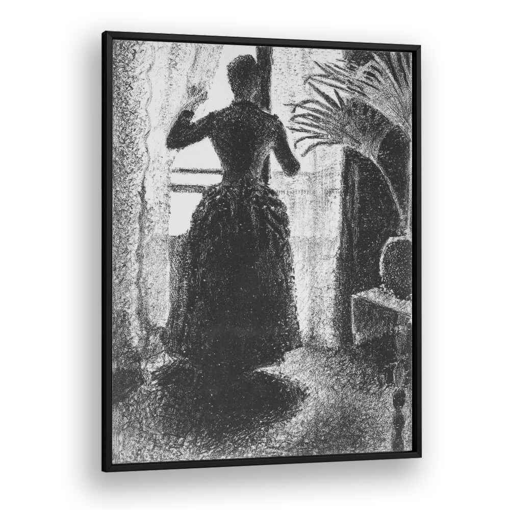 WOMAN AT THE WINDOW  , VINTAGE PAINTINGS