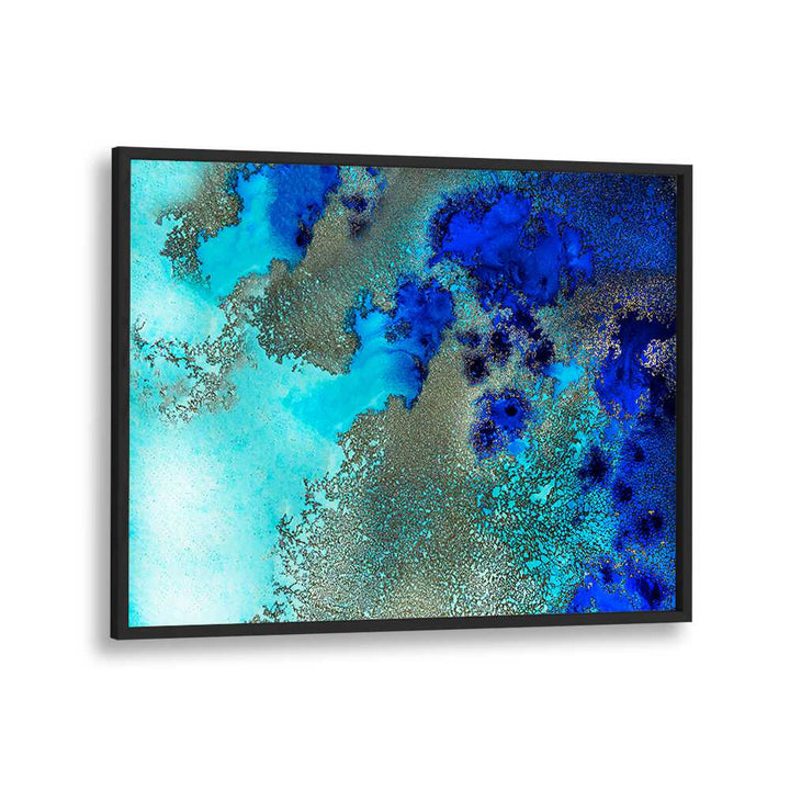 Vibrant FIJI CORAL RESONANCE, ABSTRACT PAINTINGS artwork featuring captivating blue hues to transform your space.