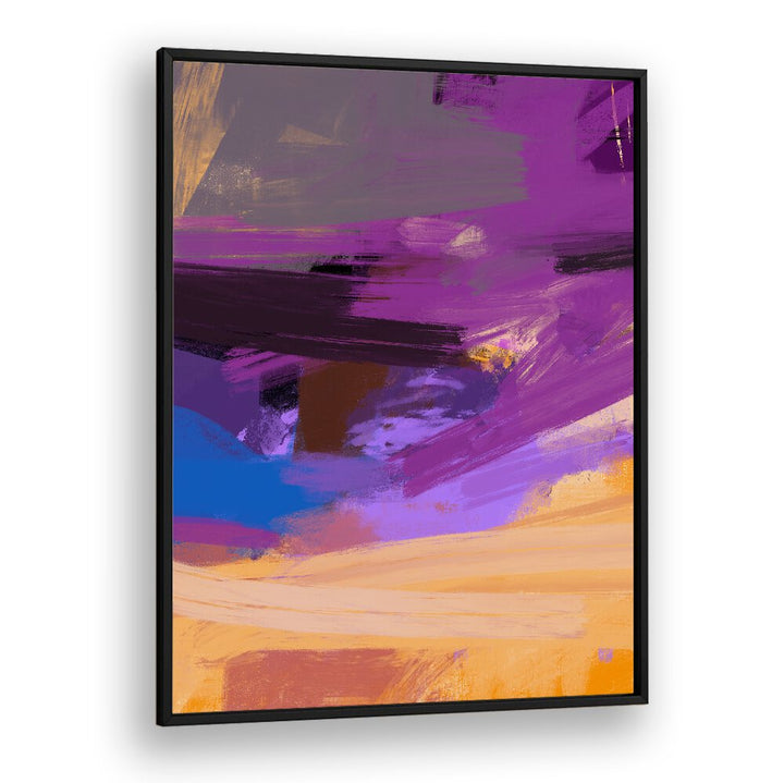 Vibrant ABSTRACTION WITH DRAMATIC SKY II, ABSTRACT PAINTINGS, enhances any space with stunning colors and creativity.
