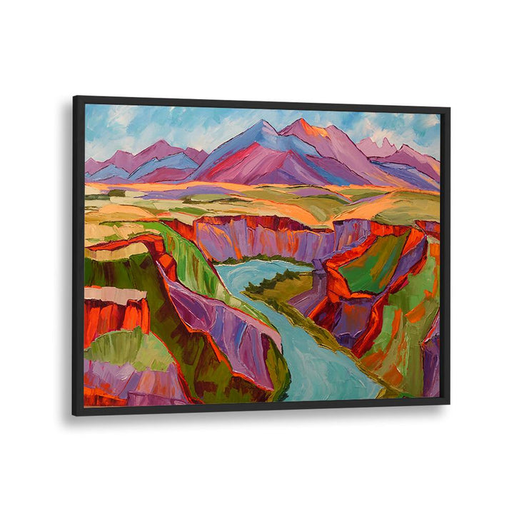 COLORFUL SUNSET , LANDSCAPE PAINTINGS