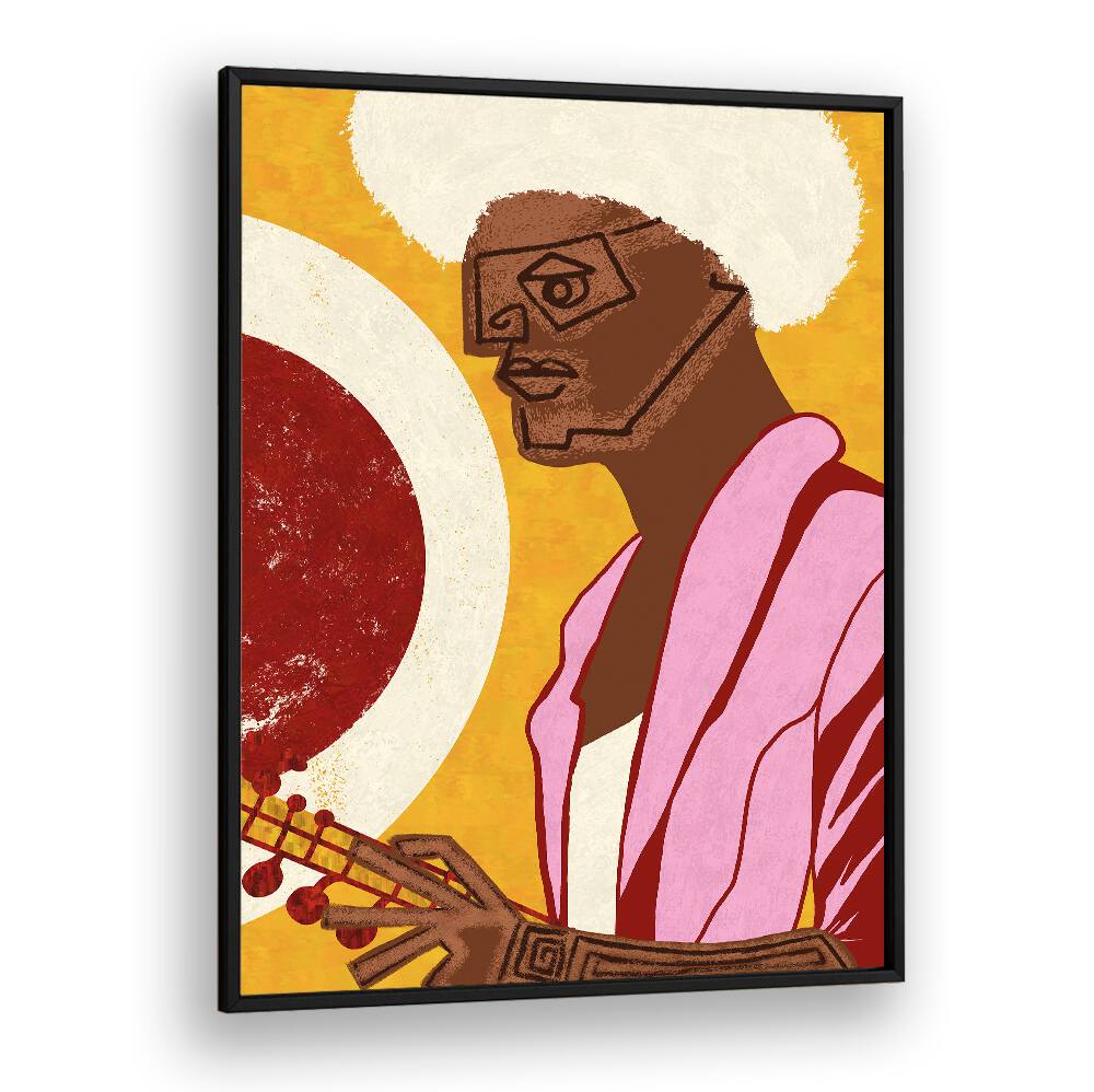 Colorful artwork of MUSICIAN GUY IV, MOVIE POSTERS, inspiring creativity for artists and musicians alike.