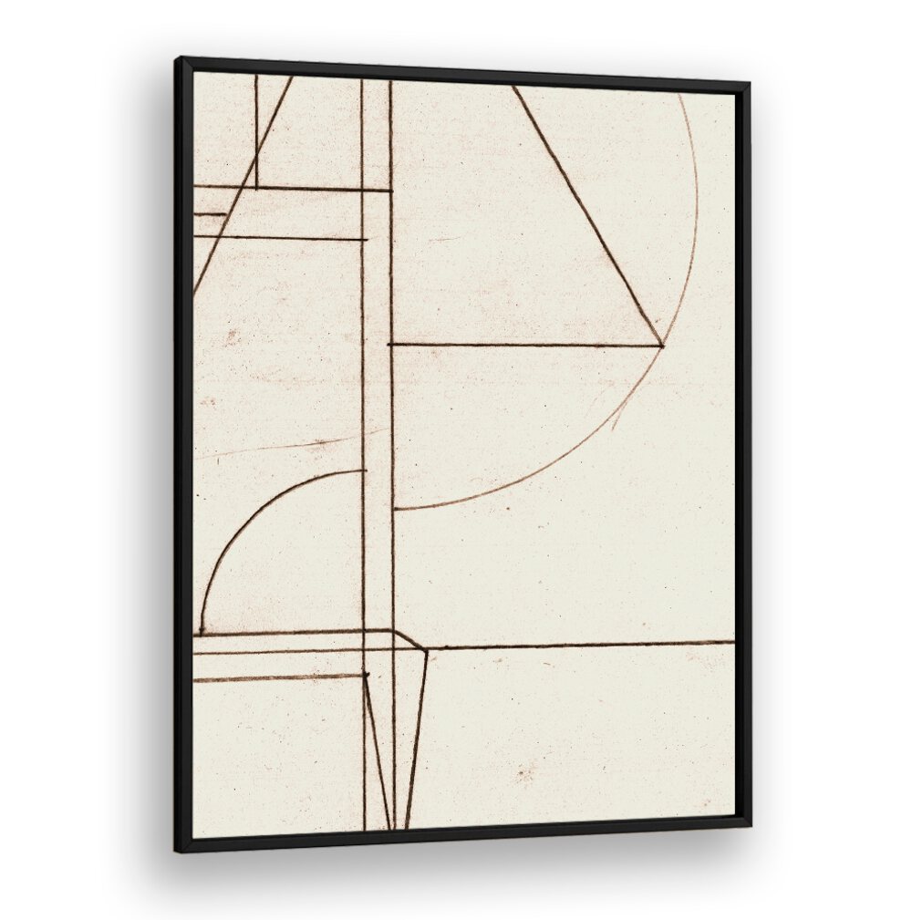 Stylish MINMOD NO2 III, ABSTRACT PAINTINGS featuring geometric lines, perfect for modern home decor.