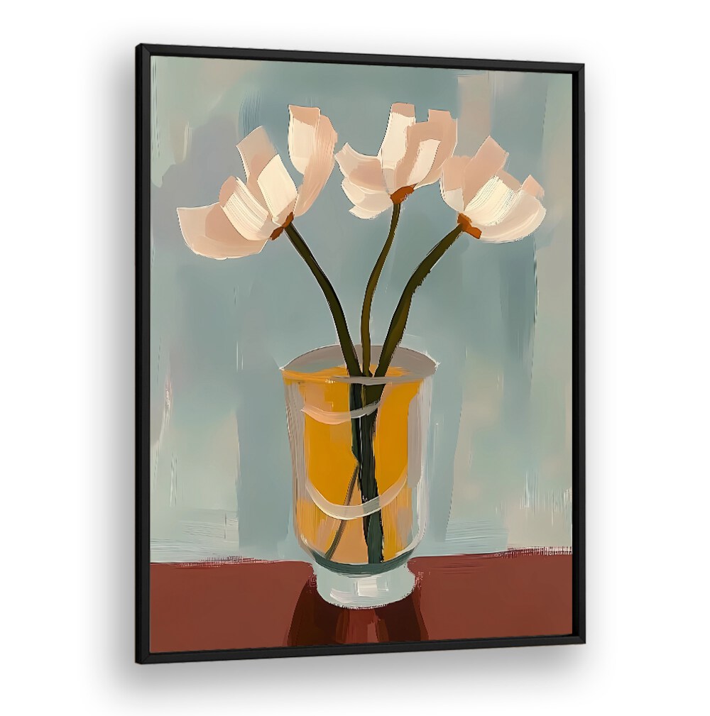 Elegant FLOWER IN A VASE I design, perfect for elevating your home decor with a touch of nature's beauty.