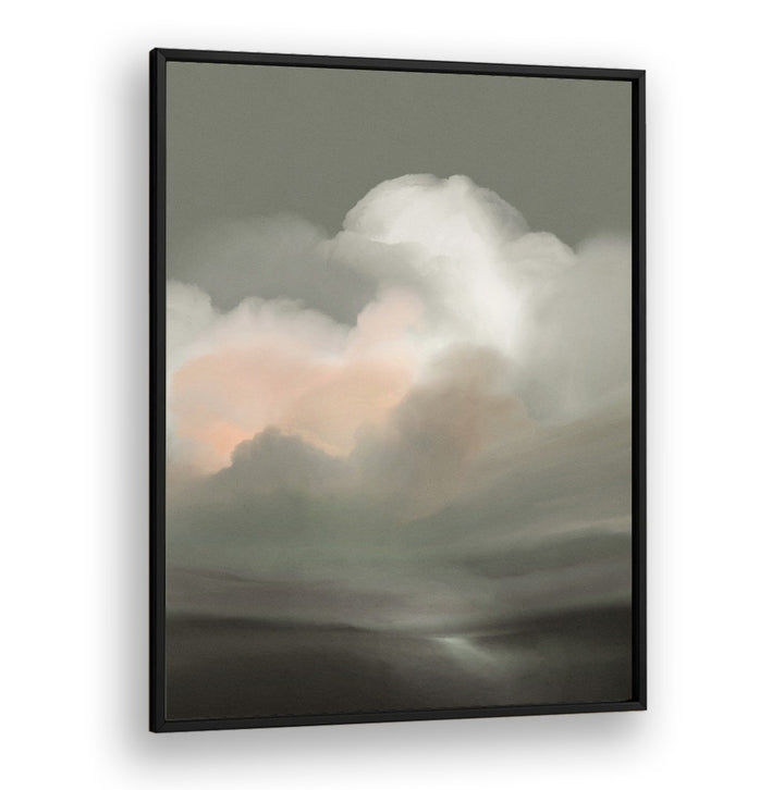 Stunning TEMPESTA, ABSTRACT PAINTINGS featuring soft clouds in muted tones, perfect for transforming any living space.