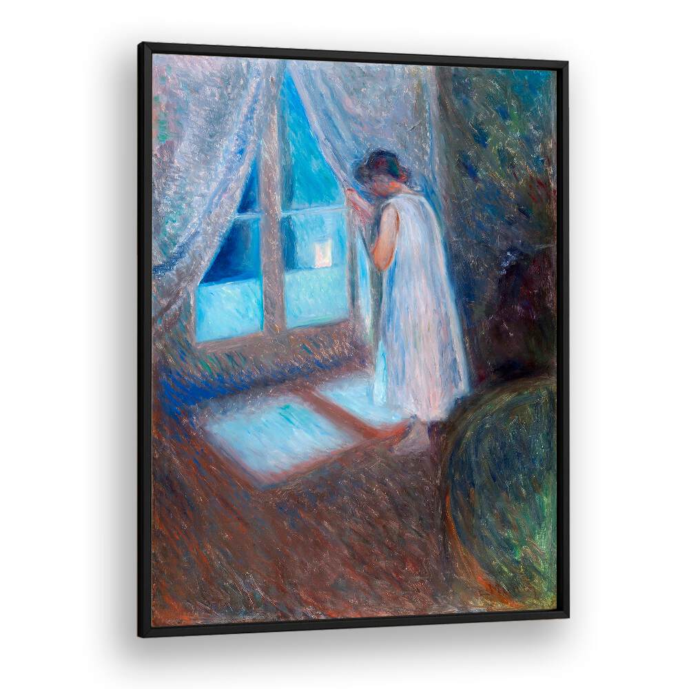 THE GIRL BY THE WINDOW (1893) , VINTAGE PAINTINGS