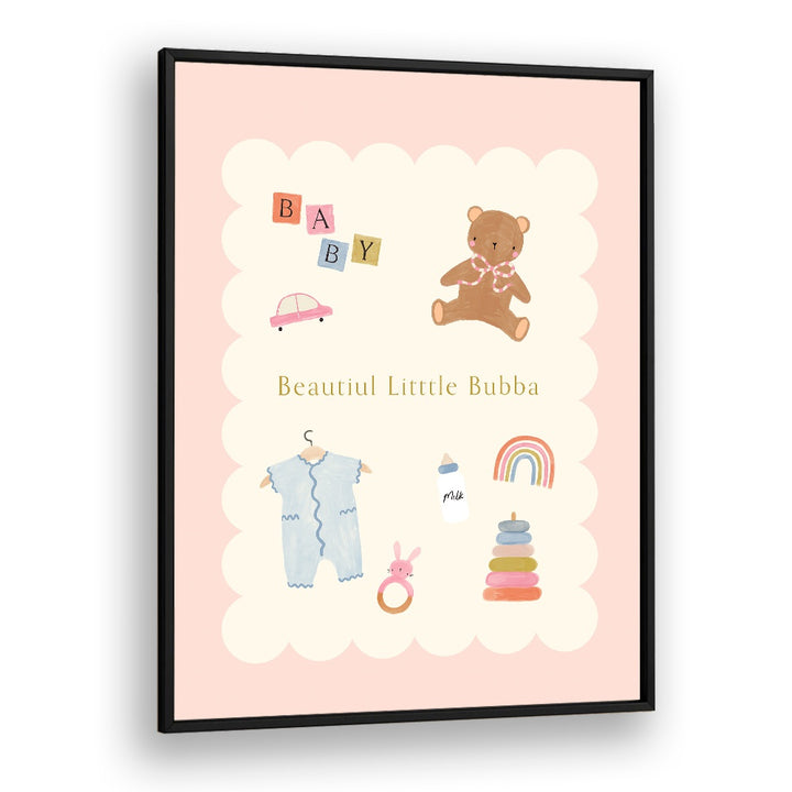 BEAUTIFUL LITTLE BUBBA BY DUCHESS PLUM , KIDS ROOM PAINTINGS , KIDS ROOM WALLART