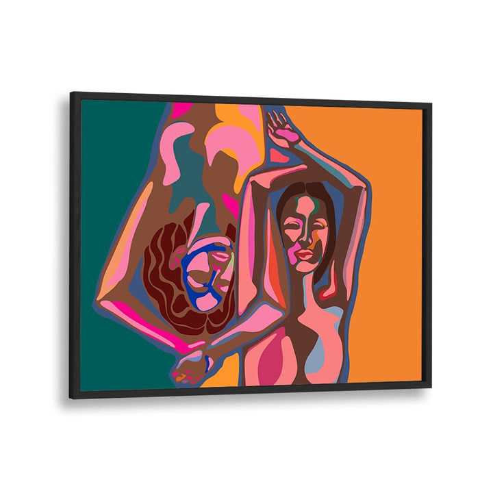 Vibrant artwork from MARIA A KARLA II, PORTRAITS captures emotion through unique figurative illustrations.